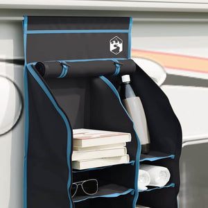 Organizer da tenda appeso 10 tasche Nero 40,5 x 25 x 80 cm 42001096