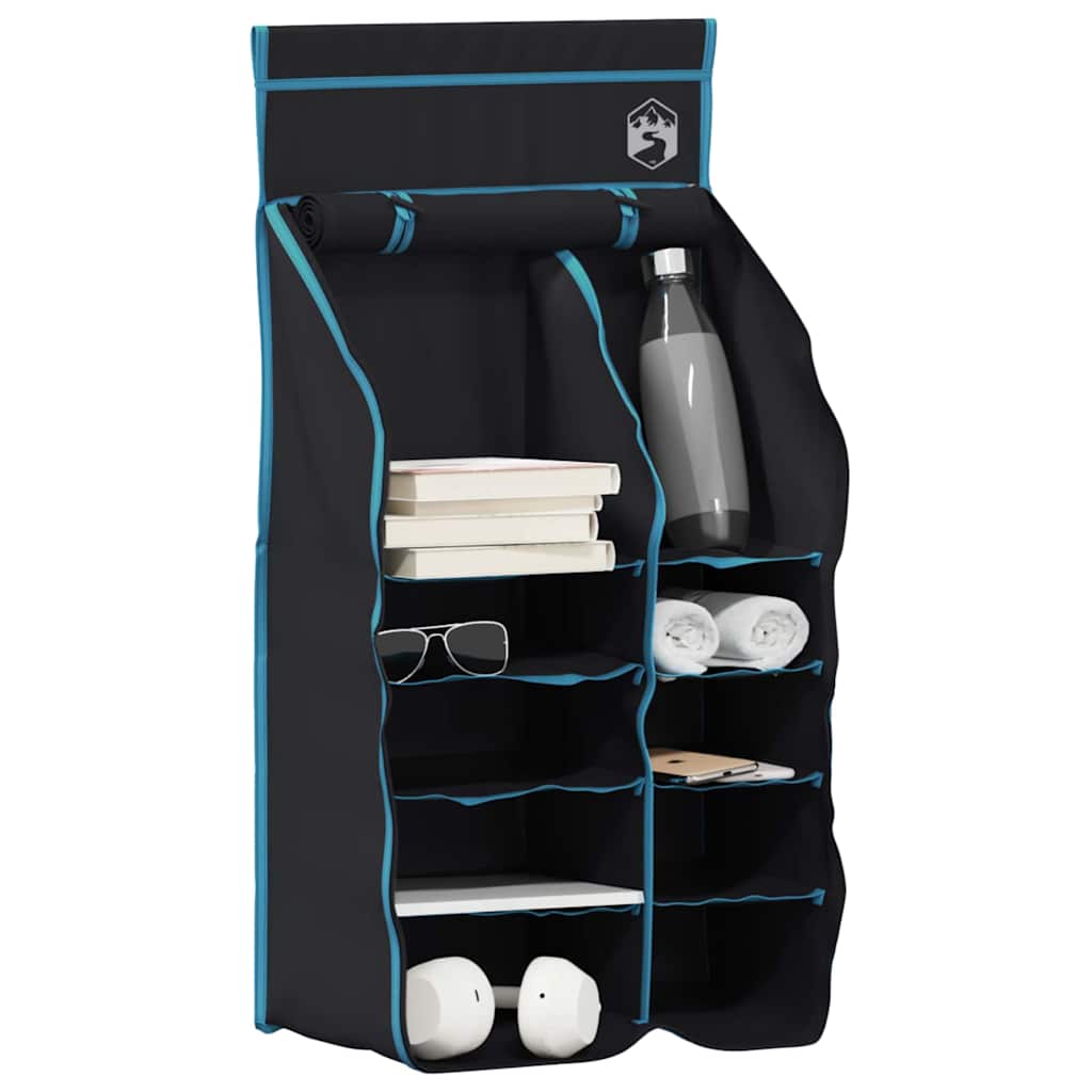 Organizer da tenda appeso 10 tasche Nero 40,5 x 25 x 80 cm 42001096