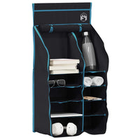 Organizer da tenda appeso 10 tasche Nero 40,5 x 25 x 80 cm 42001096