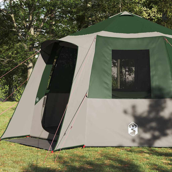 Tenda Capanna con tetto Verde e Bianco 405 x 405 x 273 cm 42001098