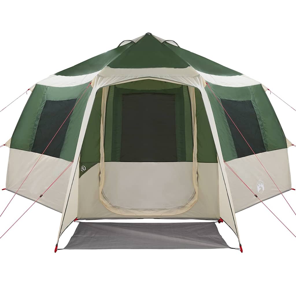 Tenda Capanna con tetto Verde e Bianco 405 x 405 x 273 cm 42001098