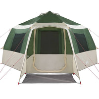 Tenda Capanna con tetto Verde e Bianco 405 x 405 x 273 cm 42001098