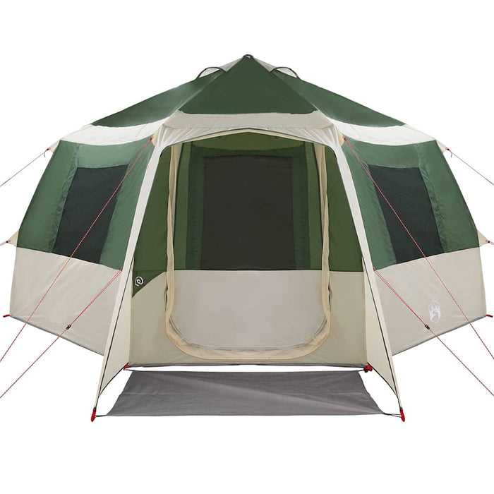 Tenda Capanna con tetto Verde e Bianco 405 x 405 x 273 cm 42001098