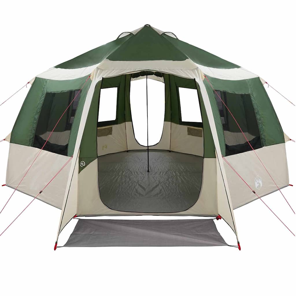 Tenda Capanna con tetto Verde e Bianco 405 x 405 x 273 cm 42001098