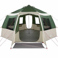 Tenda Capanna con tetto Verde e Bianco 405 x 405 x 273 cm 42001098