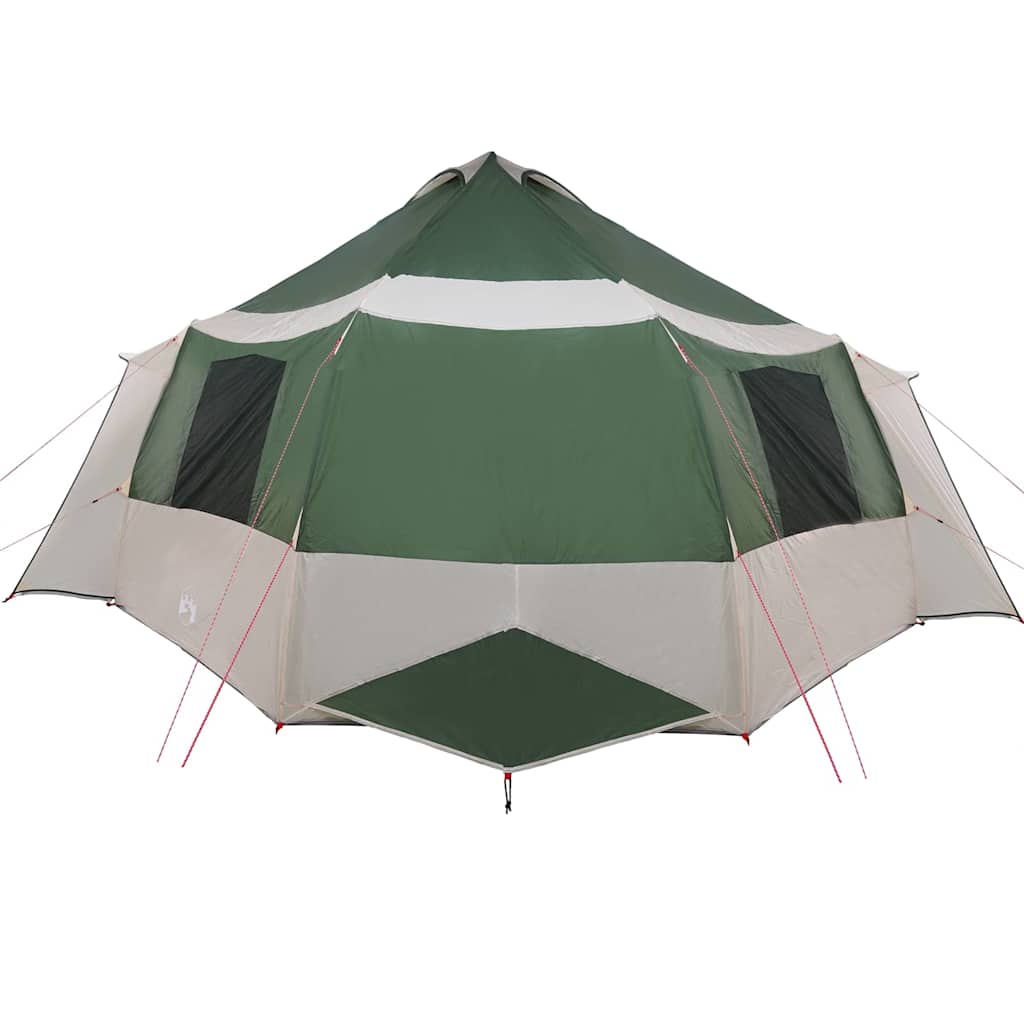 Tenda Capanna con tetto Verde e Bianco 405 x 405 x 273 cm 42001098