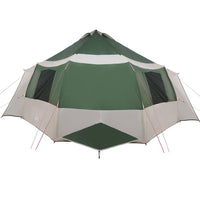 Tenda Capanna con tetto Verde e Bianco 405 x 405 x 273 cm 42001098
