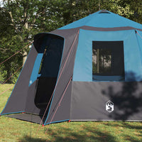 Tenda Capanna con tetto Blu e Grigio 405 x 405 x 273 cm 42001099