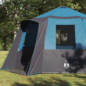Tenda Capanna con tetto Blu e Grigio 405 x 405 x 273 cm 42001099