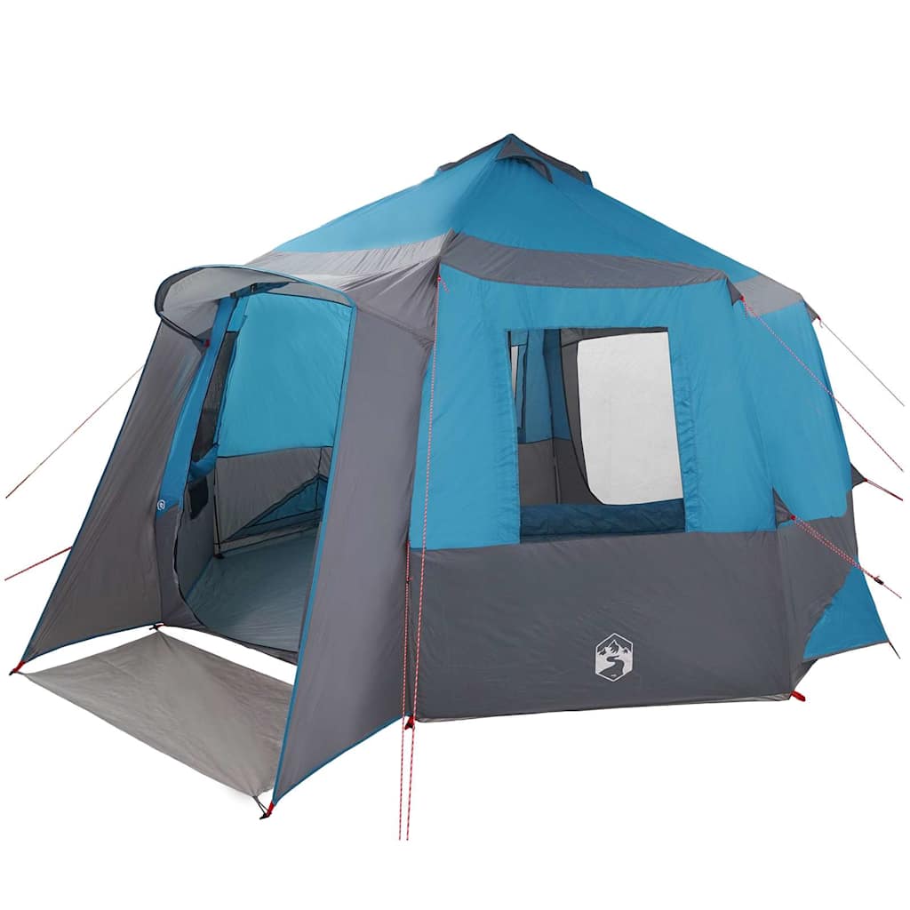 Tenda Capanna con tetto Blu e Grigio 405 x 405 x 273 cm 42001099