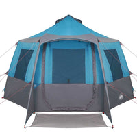 Tenda Capanna con tetto Blu e Grigio 405 x 405 x 273 cm 42001099