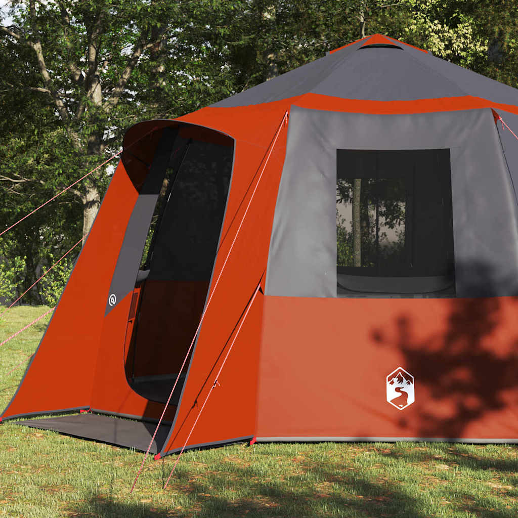 Tenda Capanna con tetto Grigio e arancione 405 x 405 x 273 cm 42001100