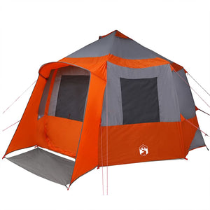 Tenda Capanna con tetto Grigio e arancione 405 x 405 x 273 cm 42001100