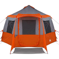 Tenda Capanna con tetto Grigio e arancione 405 x 405 x 273 cm 42001100