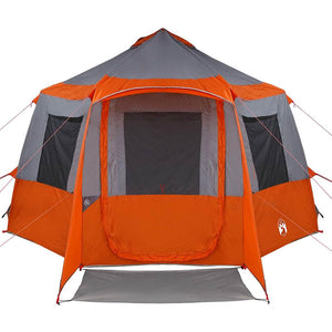 Tenda Capanna con tetto Grigio e arancione 405 x 405 x 273 cm 42001100
