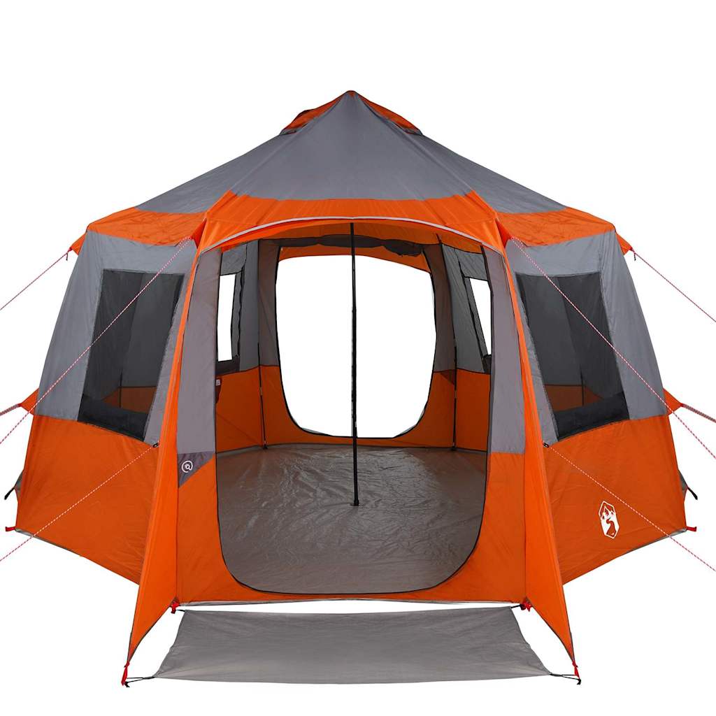 Tenda Capanna con tetto Grigio e arancione 405 x 405 x 273 cm 42001100