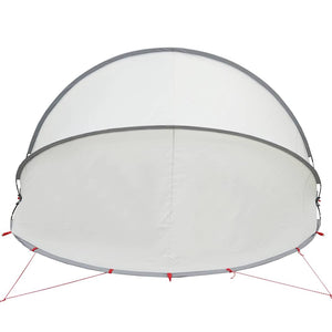 Dome Piscina Grigio e arancione 405 x 405 x 192 cm 42001108