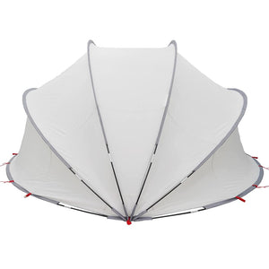 Dome Piscina Grigio e arancione 405 x 405 x 192 cm 42001108