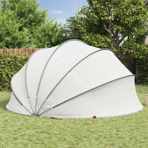 Dome Piscina Grigio e arancione 430 x 430 x 210 cm 42001113
