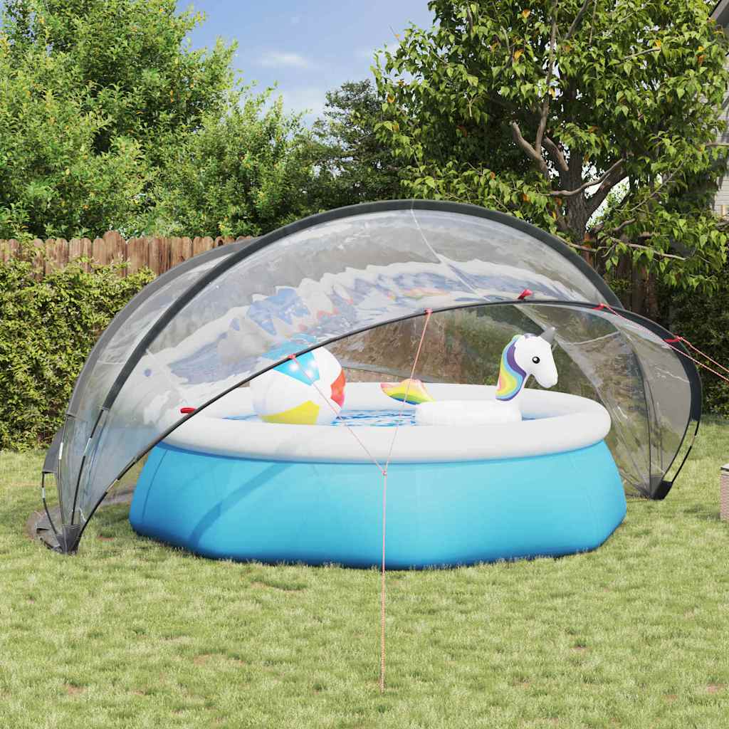 Dome Piscina Trasparente 430 x 430 x 210 cm PVC 42001114