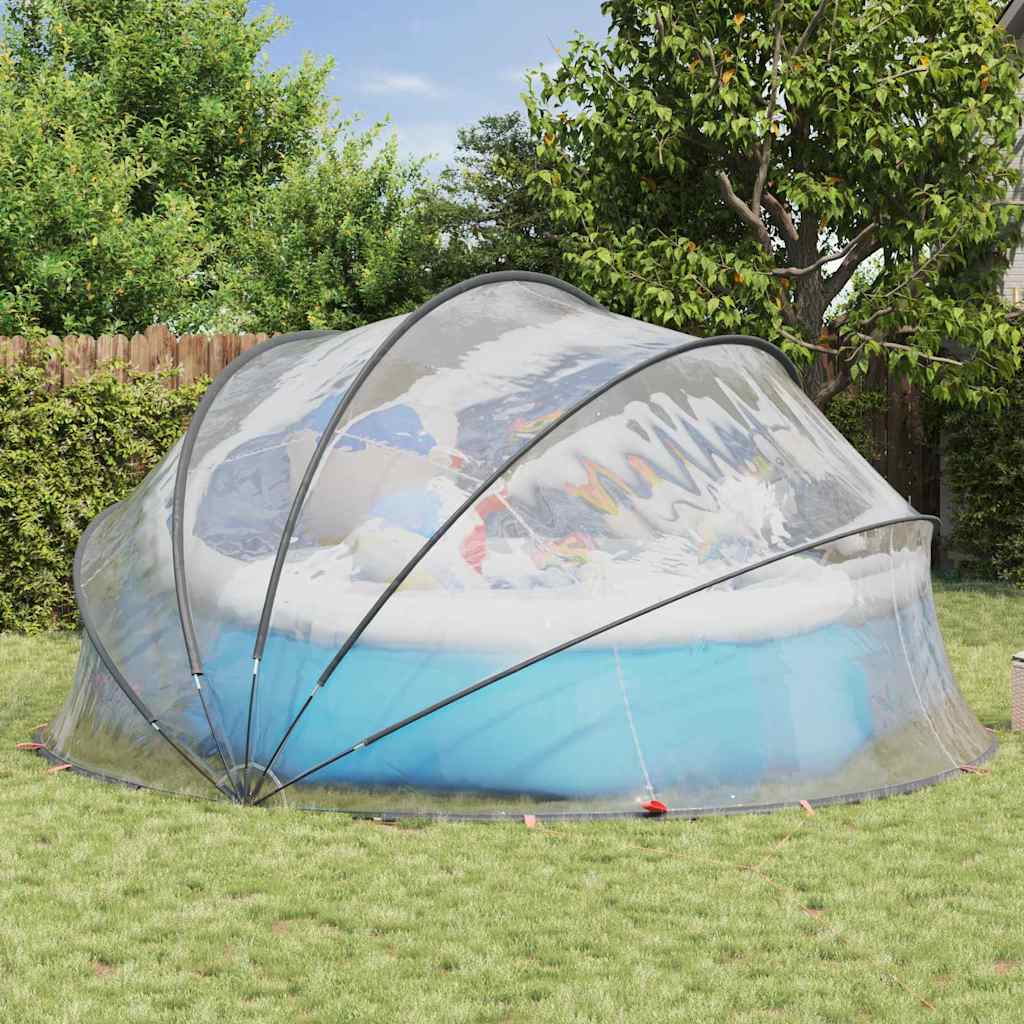 Dome Piscina Trasparente 430 x 430 x 210 cm PVC 42001114