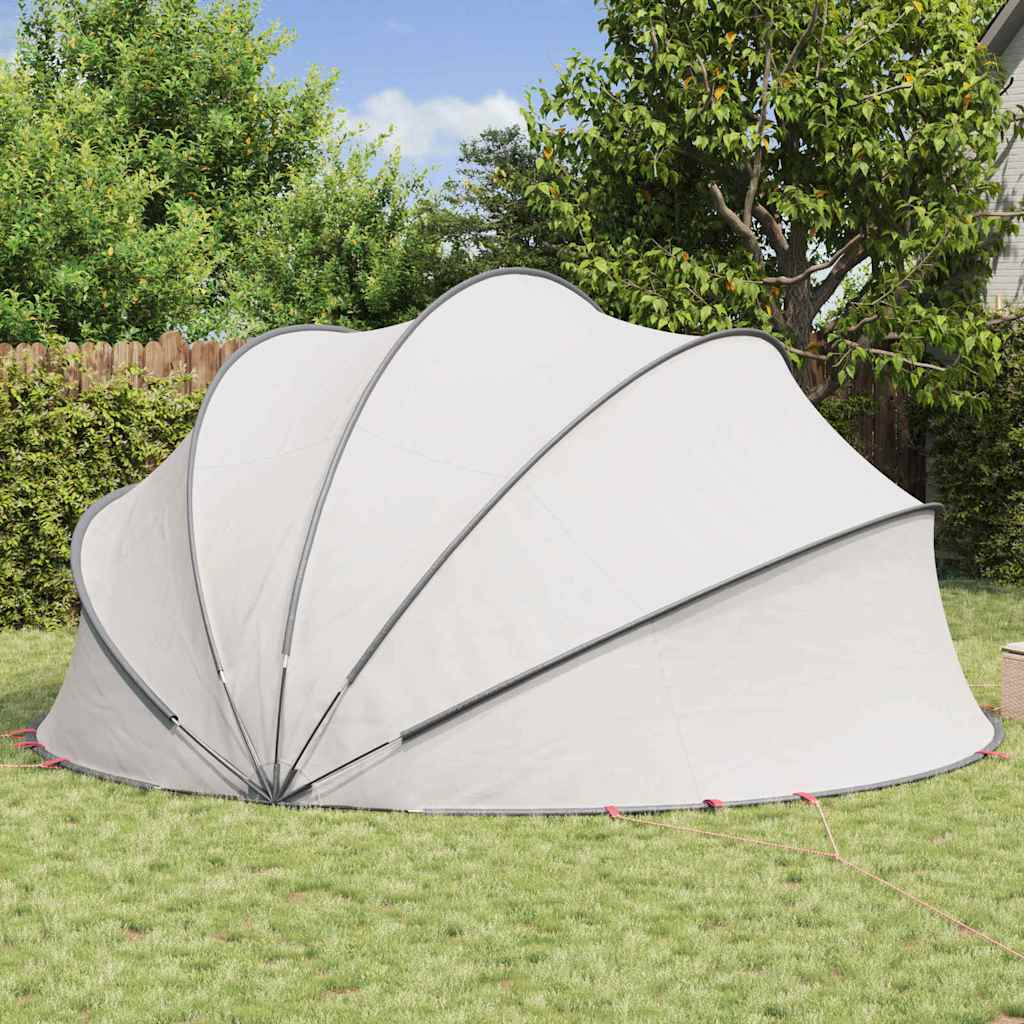 Dome Piscina Grigio e arancione 500 x 500 x 236 cm 42001123