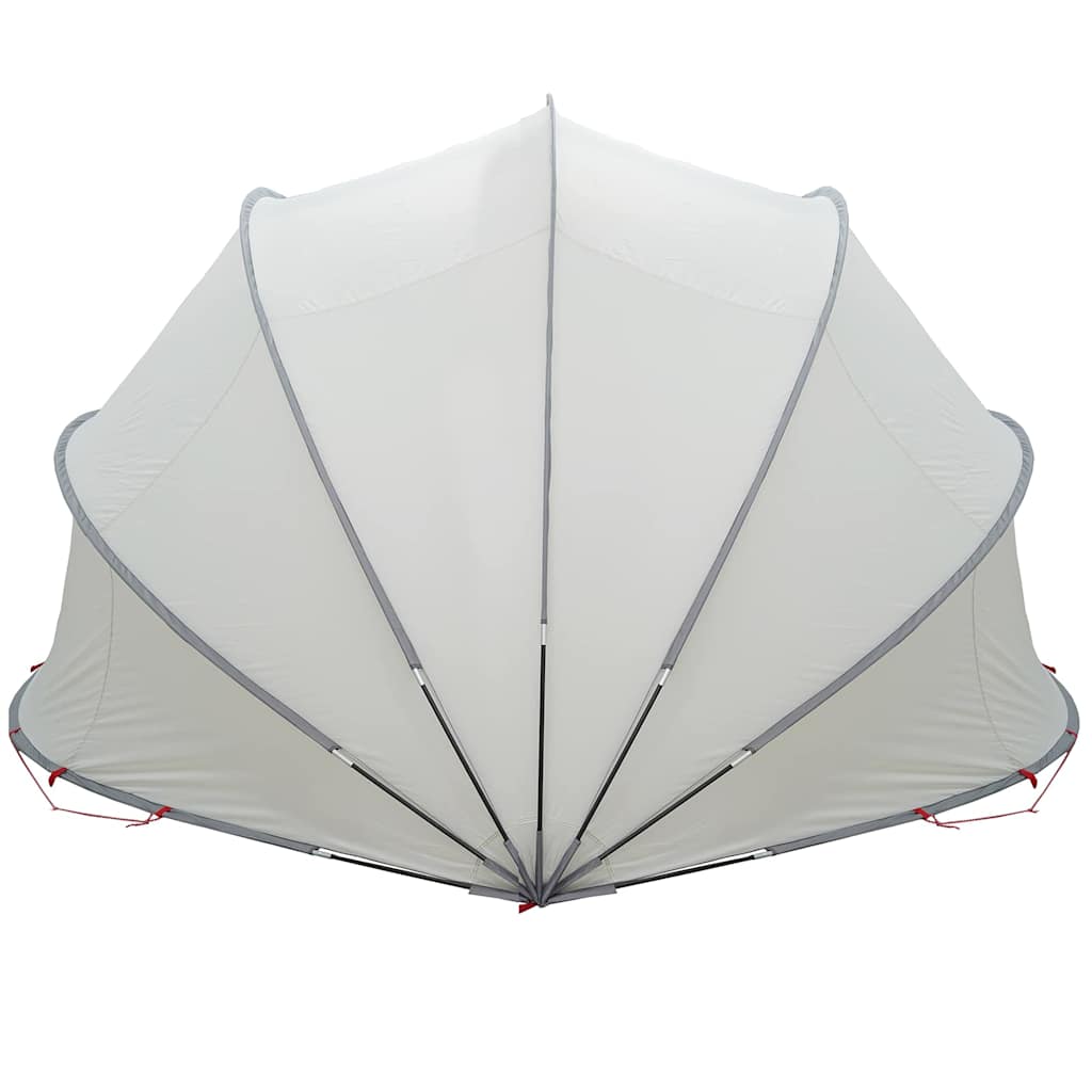 Dome Piscina Grigio e arancione 500 x 500 x 236 cm 42001123