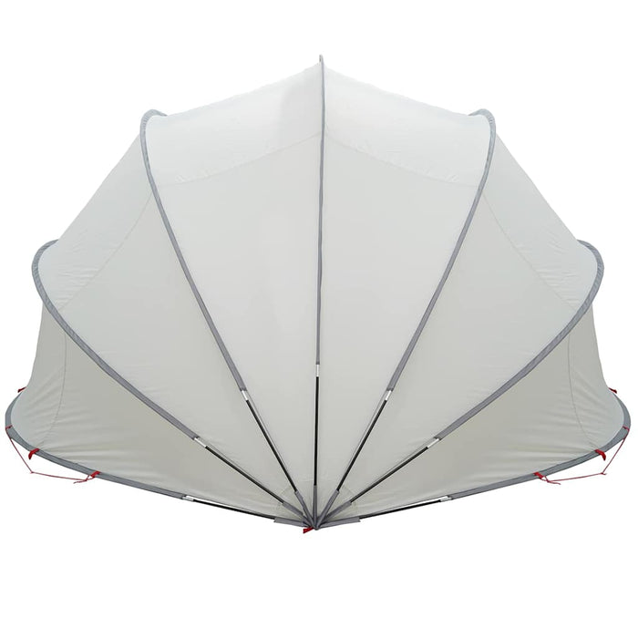 Dome Piscina Grigio e arancione 500 x 500 x 236 cm 42001123