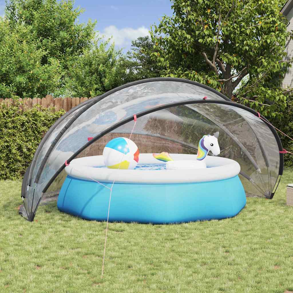 Dome Piscina Trasparente 500 x 500 x 236 cm PVC 42001124