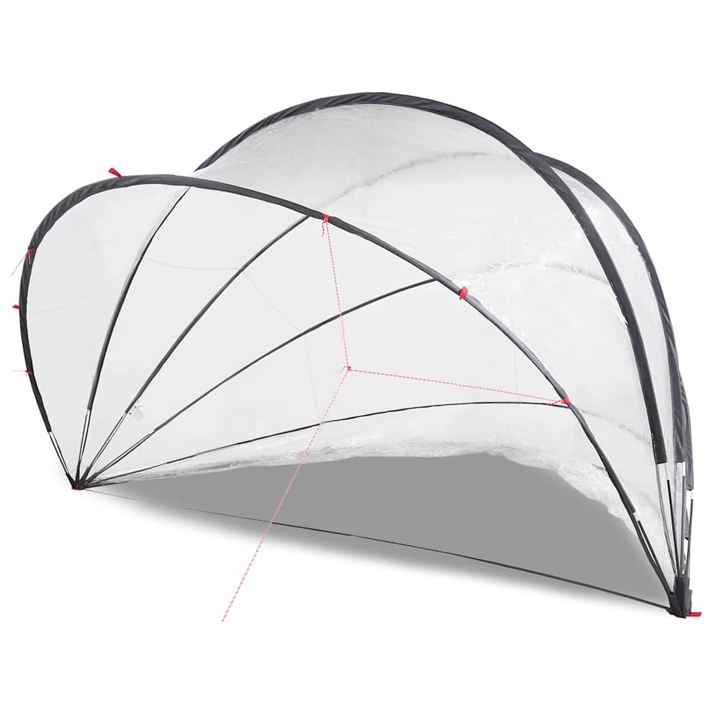 Dome Piscina Trasparente 500 x 500 x 236 cm PVC 42001124