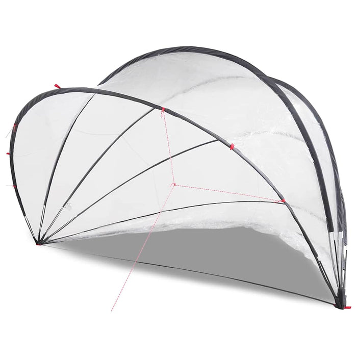 Dome Piscina Trasparente 500 x 500 x 236 cm PVC 42001124