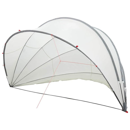 Dome Piscina Grigio e arancione 546 x 516 x 250 cm 42001128