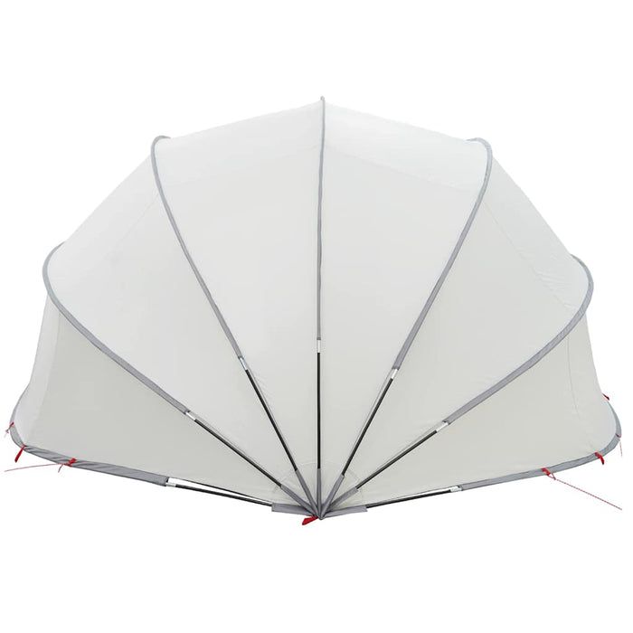 Dome Piscina Grigio e arancione 546 x 516 x 250 cm 42001128