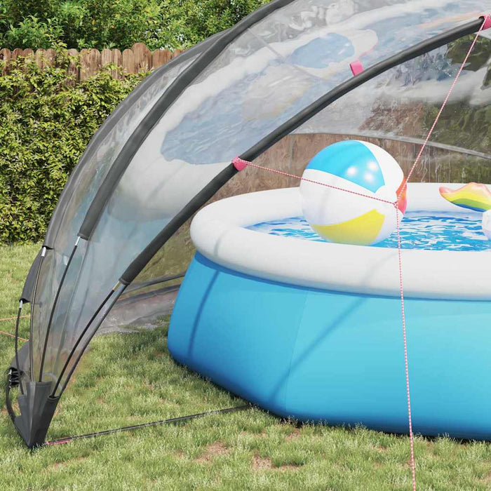 Dome Piscina Trasparente 546 x 516 x 250 cm PVC 42001129