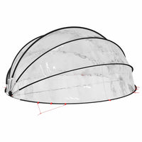 Dome Piscina Trasparente 546 x 516 x 250 cm PVC 42001129