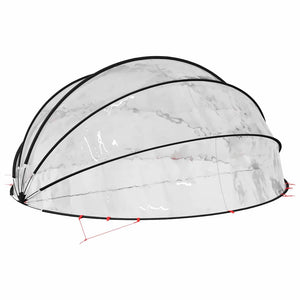 Dome Piscina Trasparente 546 x 516 x 250 cm PVC 42001129