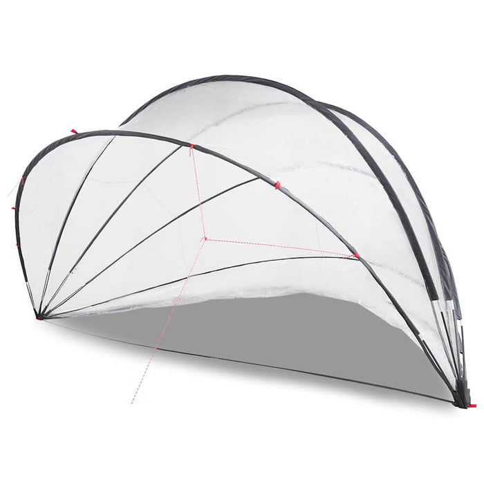 Dome Piscina Trasparente 546 x 516 x 250 cm PVC 42001129