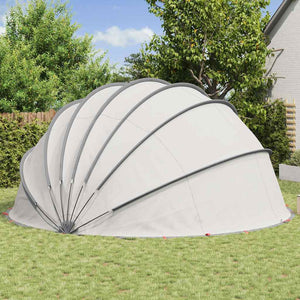 Dome Piscina Grigio e arancione 592 x 590 x 275 cm 42001133