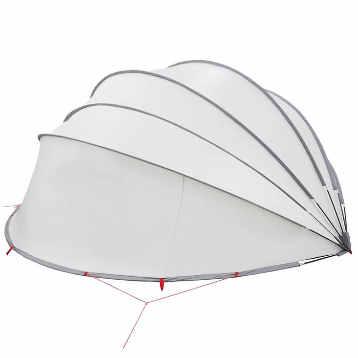 Dome Piscina Grigio e arancione 592 x 590 x 275 cm 42001133