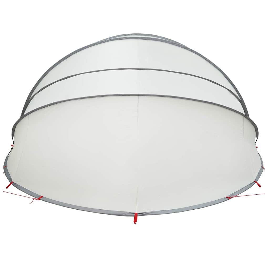 Dome Piscina Grigio e arancione 592 x 590 x 275 cm 42001133