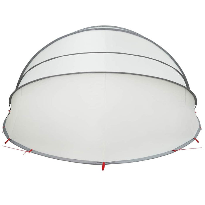 Dome Piscina Grigio e arancione 592 x 590 x 275 cm 42001133