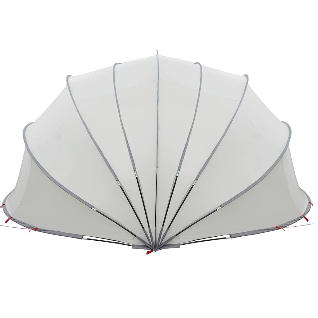 Dome Piscina Grigio e arancione 592 x 590 x 275 cm 42001133