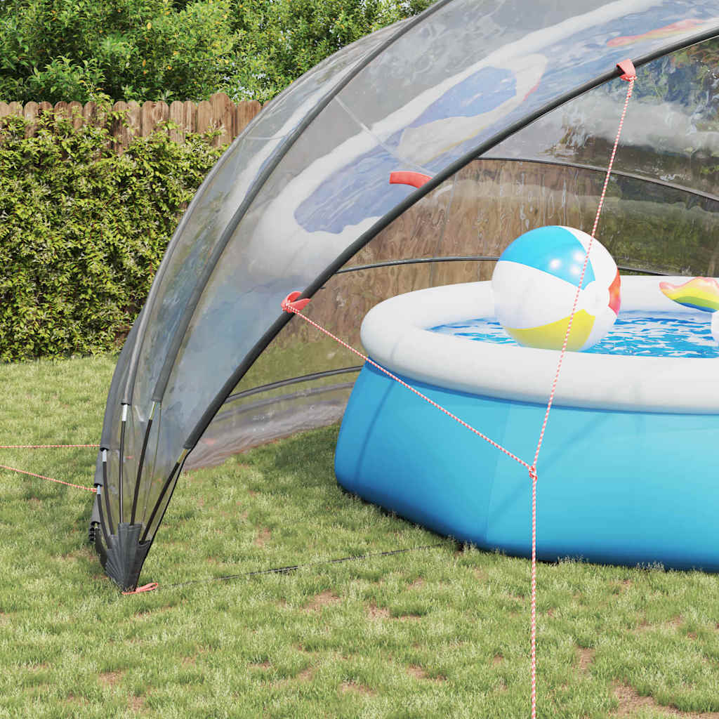Dome Piscina Trasparente 592 x 590 x 275 cm PVC 42001134
