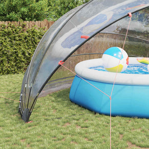 Dome Piscina Trasparente 592 x 590 x 275 cm PVC 42001134