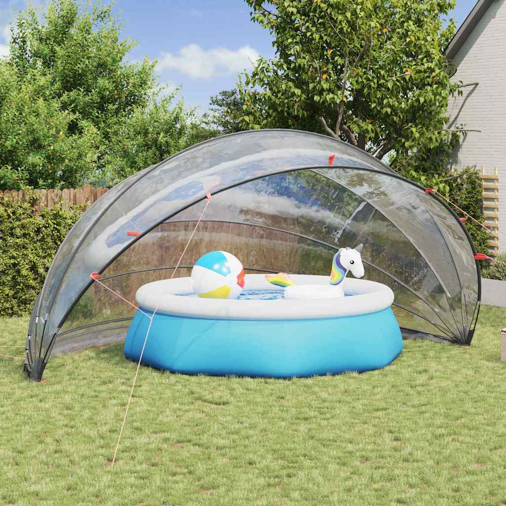 Dome Piscina Trasparente 592 x 590 x 275 cm PVC 42001134