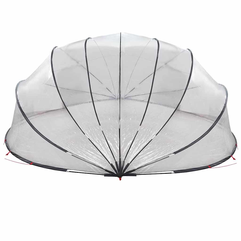 Dome Piscina Trasparente 592 x 590 x 275 cm PVC 42001134