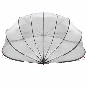 Dome Piscina Trasparente 592 x 590 x 275 cm PVC 42001134