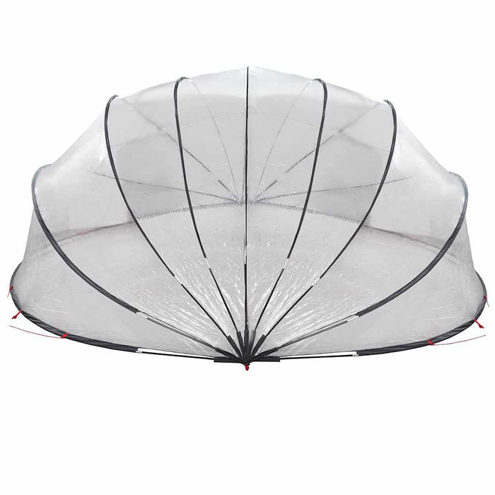 Dome Piscina Trasparente 592 x 590 x 275 cm PVC 42001134