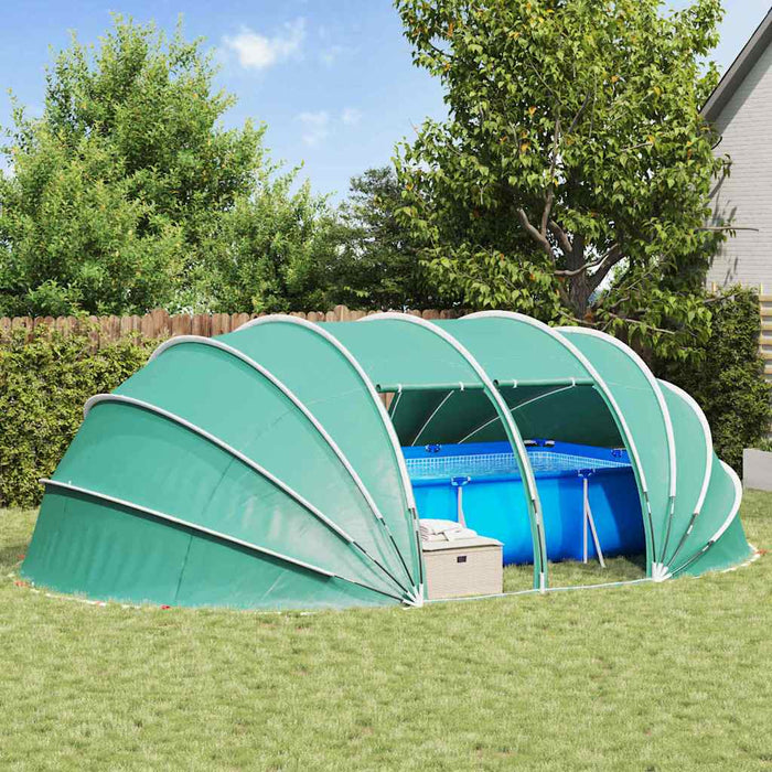 Tenda da piscina a cupola Verde 538 x 440 x 204 cm 42001136