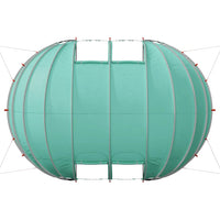 Tenda da piscina a cupola Verde 538 x 440 x 204 cm 42001136